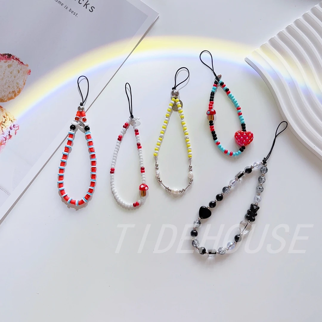 【超爱壳专属】ins手机挂链手工DIY短款mini链时尚防丢手机壳通用