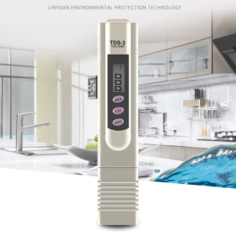 【TDS水质检测笔】简易便携式水质测试工具可判断水的纯净/污染程度