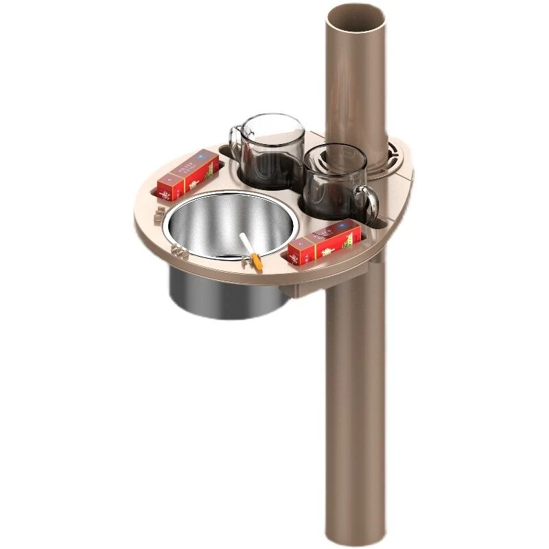 麻将桌 专用烟灰缸自动麻将机配件四脚桌使用选择茶水架棋牌室茶