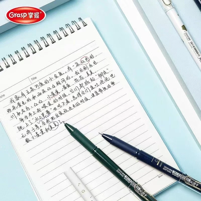 ZW中性笔考试按动学生速干复古全针管黑色0.5签字笔顺滑刷题ST头