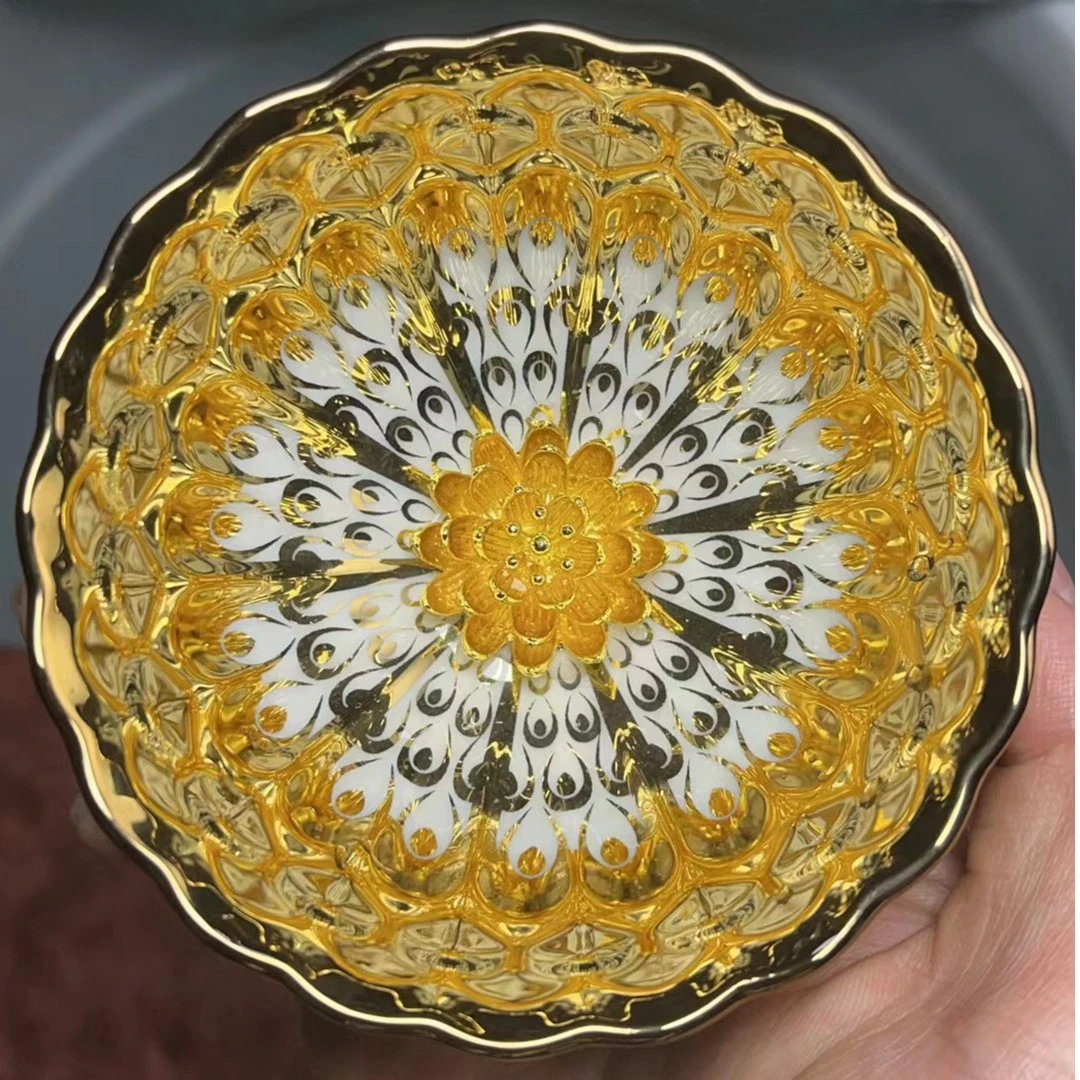 【闪购商品】  金色莲花主人杯  金莲花