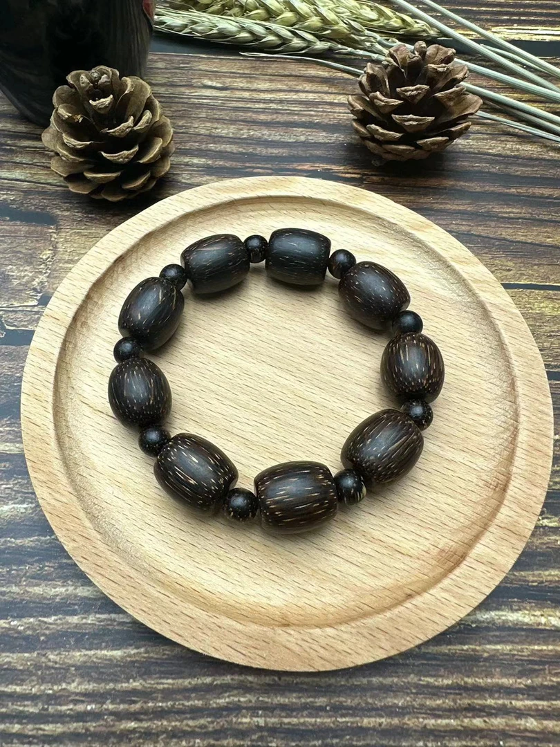 沉木老料44号单圈手串