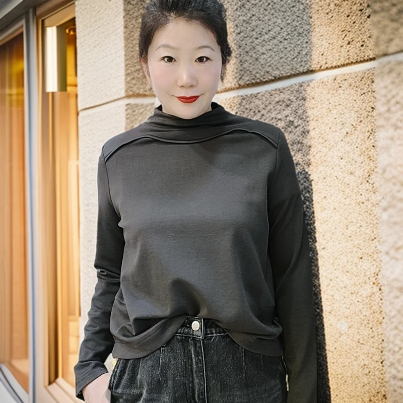 【XINHUI品质】2024秋冬女士简约休闲T恤