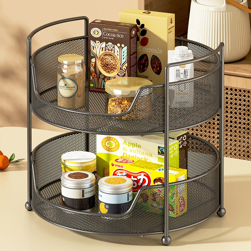 桌面零食收纳置物架桌上台面简易书柜餐桌收纳神器客厅茶几置物架