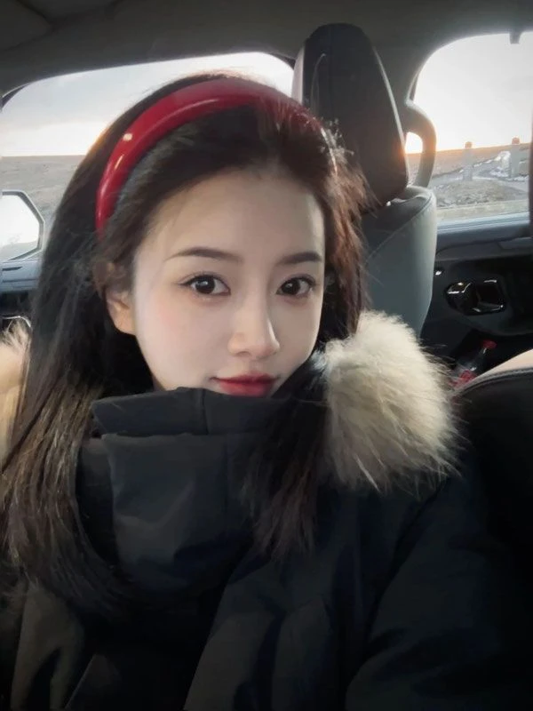 zoozmini巨显白酒红色漆皮发箍女复古洋气高级感头箍气质防滑发饰