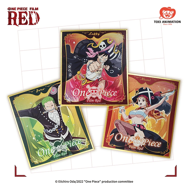 东映动画航海王剧场版RED色纸盲盒动漫周边系列新品【默认代拆】