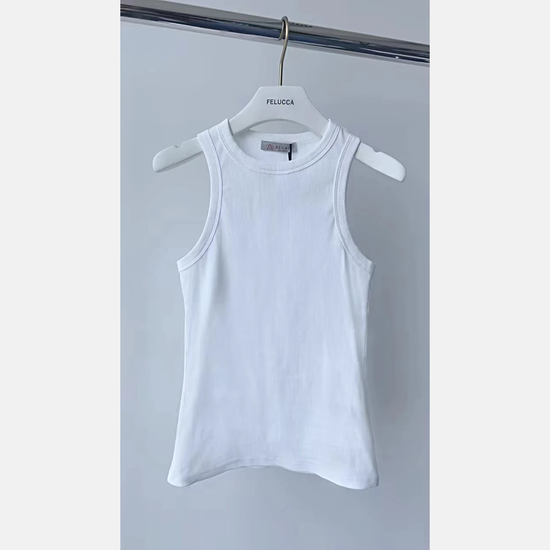 【FELOCCA】坑条螺纹质感百搭舒适工字背心 CC2021