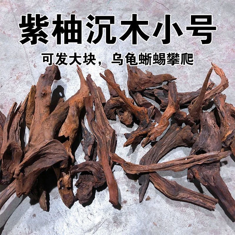 天然沉木杜鹃根栖根鱼缸水草缸雨林缸树枝树根造景微景观素材