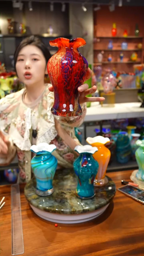 【闪购商品】手作精工花器一级色料，空运包邮，送货上门