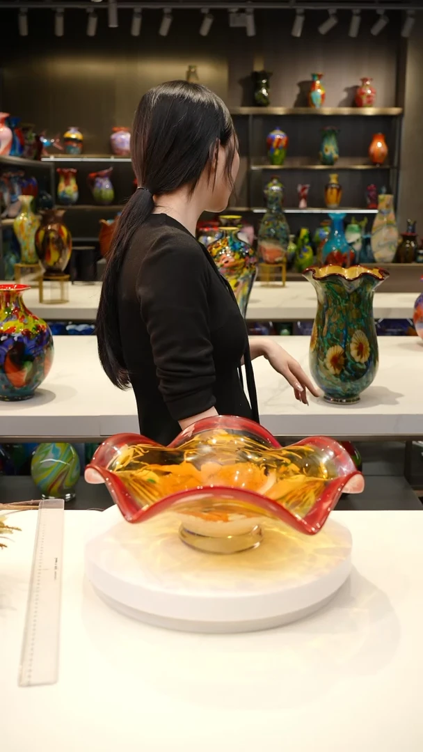 【闪购商品】非遗手作精工花器一级色料空运包邮送货上门