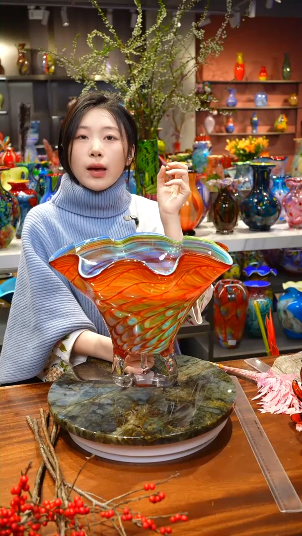 【闪购商品】手作精工花器一级色料，空运包邮，送货上门