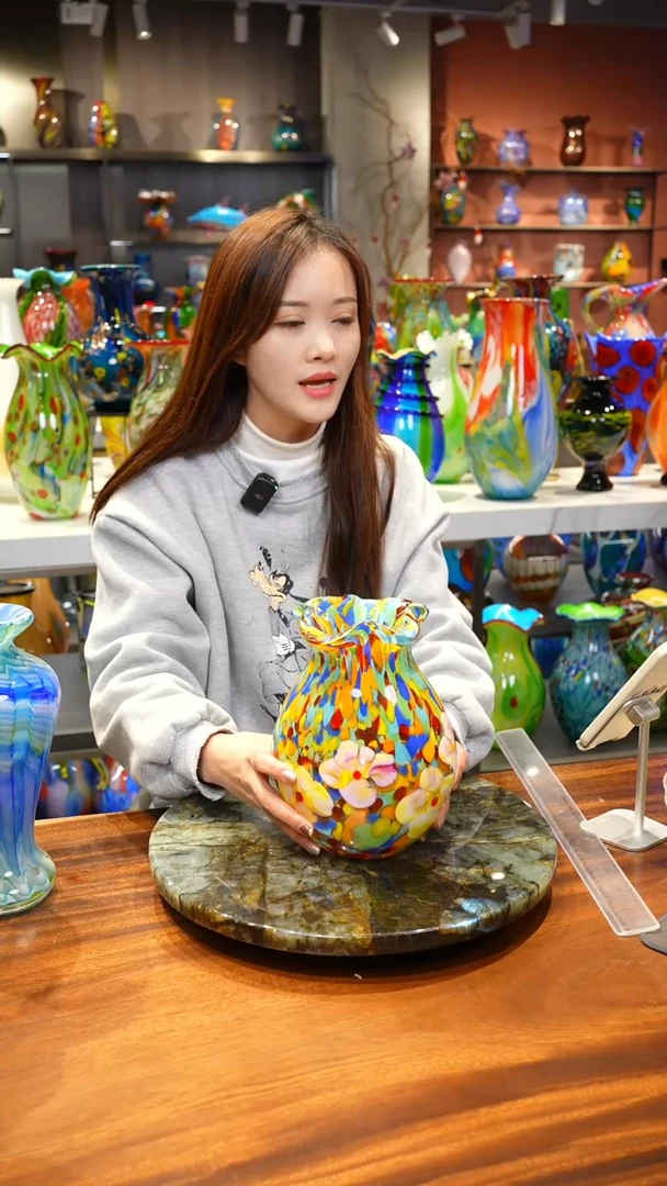 【闪购商品】手作精工花器一级色料，空运包邮，送货上门