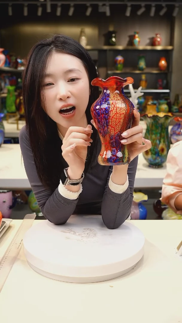 【闪购商品】非遗手作精工花器一级色料空运包邮送货上门