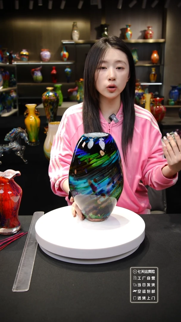 【闪购商品】非遗手作精工花器一级色料空运包邮送货上门