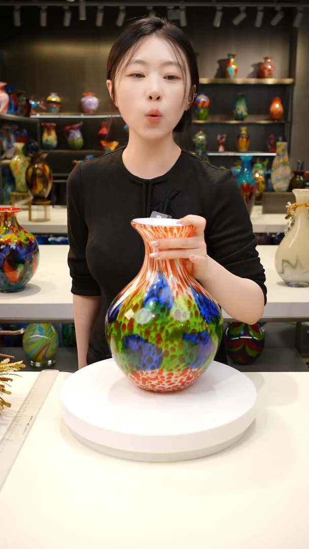 【闪购商品】非遗手作精工花器一级色料空运包邮送货上门