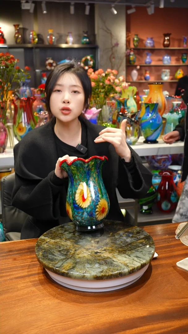 【闪购商品】手作精工花器一级色料,空运包邮,送货上门