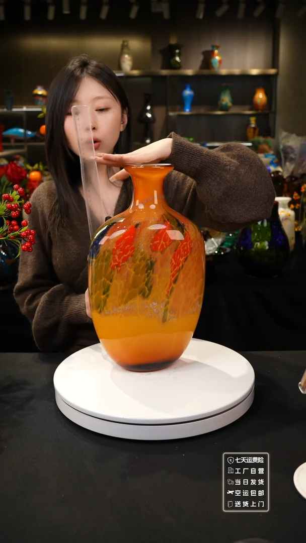 【闪购商品】非遗原创手作艺术摆件花瓶