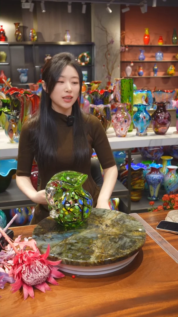 【闪购商品】手作精工花器一级色料,空运包邮,送货上门
