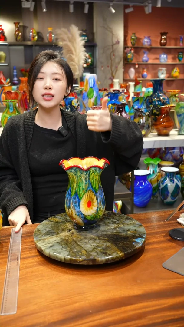 【闪购商品】手作精工花器一级色料，空运包邮，送货上门