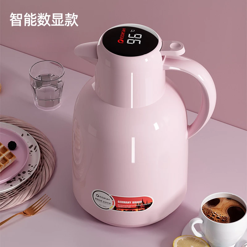 德国保温壶家用大容量便携暖水壶热水瓶玻璃内胆保温水壶保温杯茶