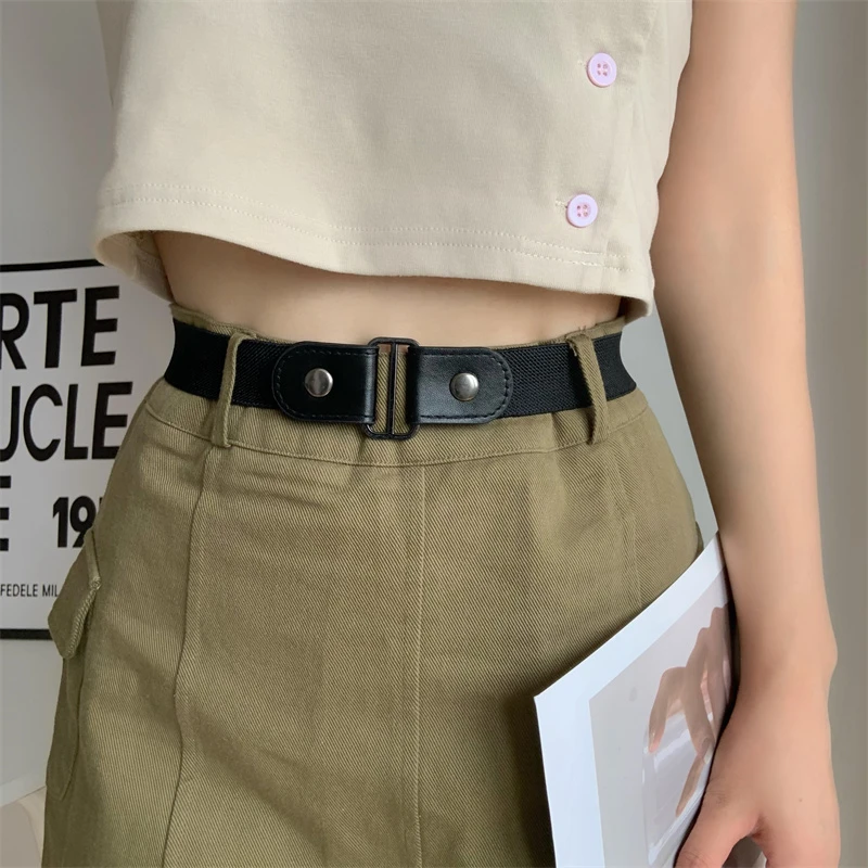 隐形皮带懒人裤带弹力松紧牛仔裤腰带女生裤子收腰神器百搭时尚潮