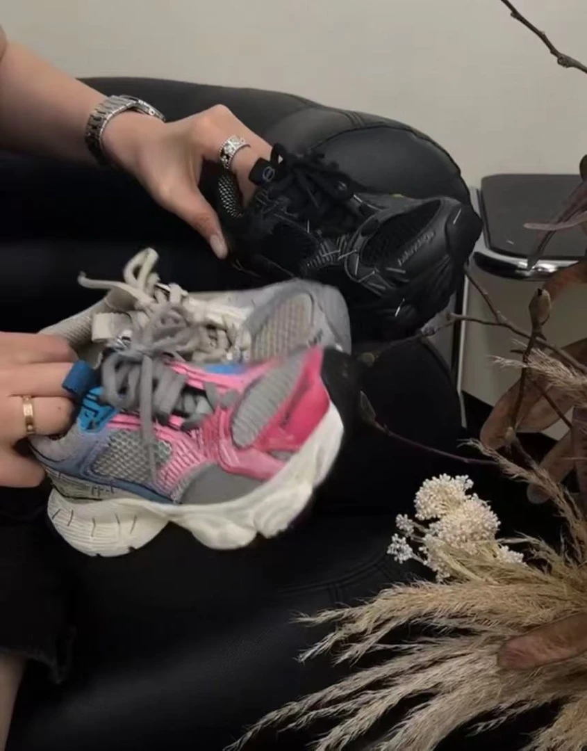 【haobaby童鞋】2024新品爆款订书针老爹鞋1888-2