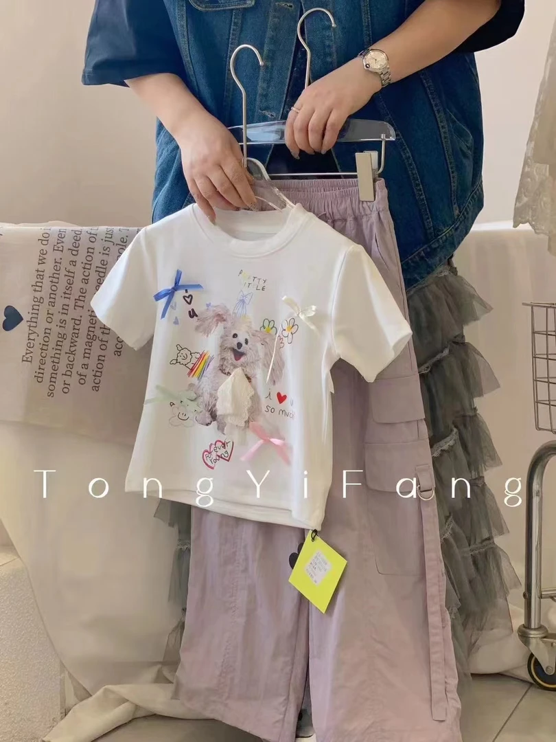 【haobaby】童趣小狗短袖T恤