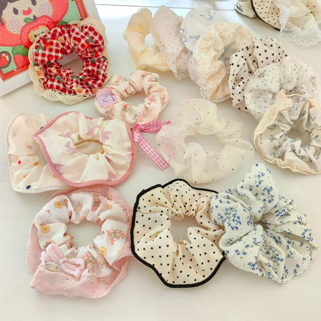 8个装 发圈皮筋女孩高颜值头绳扎头发耐用加粗发绳发饰马尾甜美