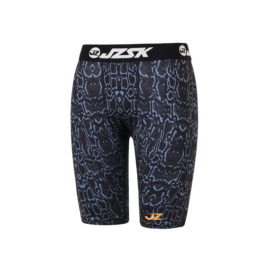 【JZ黑曼巴五分紧身裤2.0】美式运动篮球健身高弹速干满印打底裤