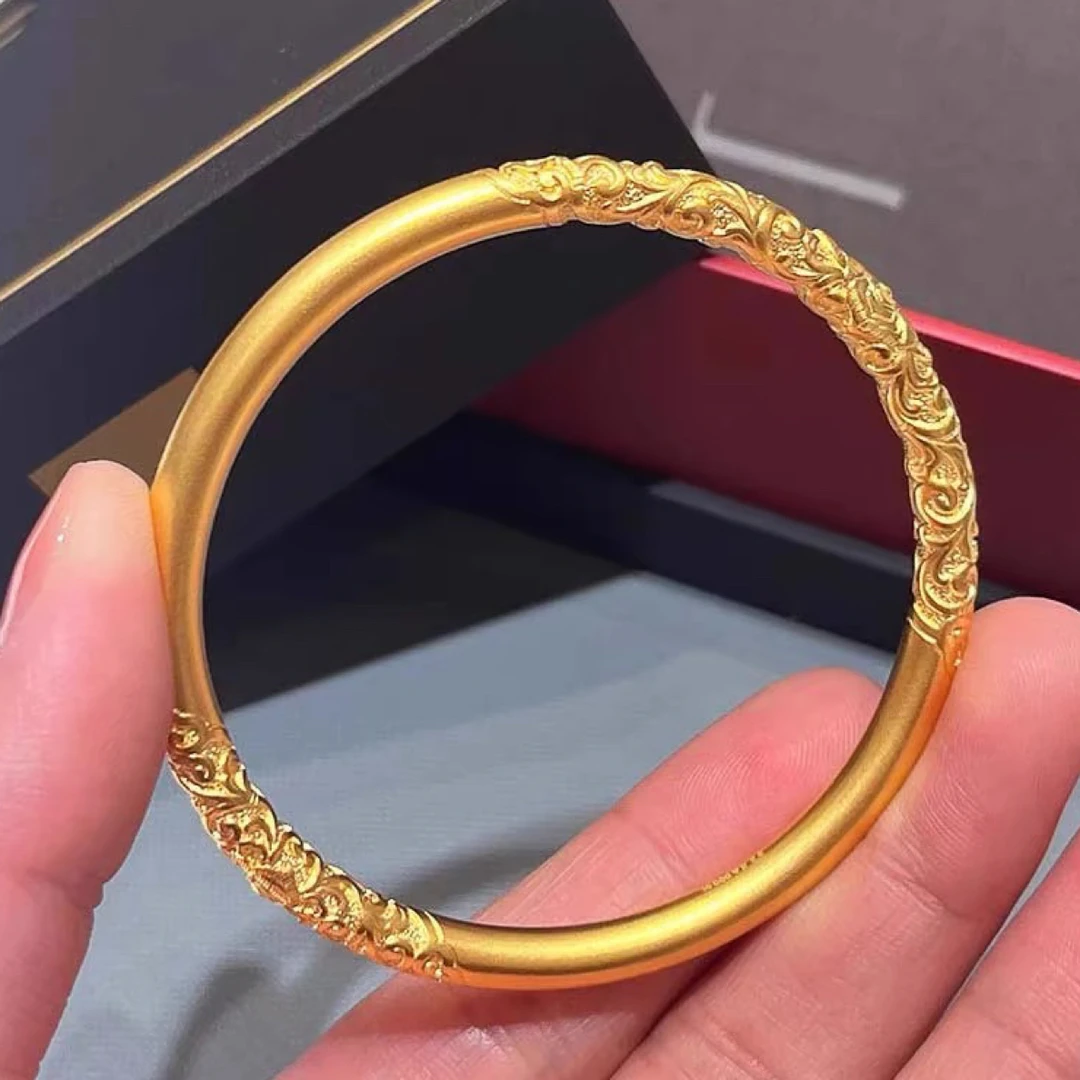 合金手镯 【卷草纹手镯】精工版新中式国风设计国潮风百搭