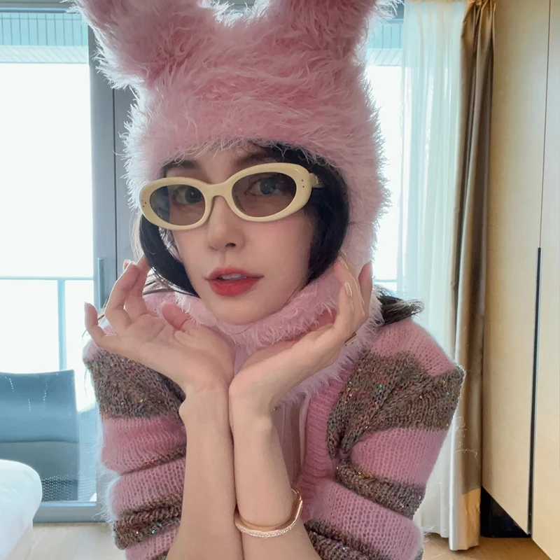 新款韩版gm椭圆框复古小框个性墨镜女潮流网红太阳镜凹造型出游