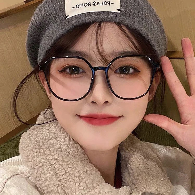 黑色眼镜框女大脸显瘦素颜神器大框显脸小方框超轻近视眼镜可配潮