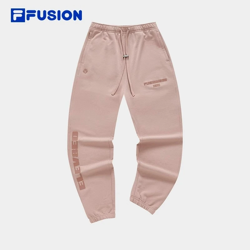 FILA FUSION欧阳娜娜同款潮牌情侣款针织长裤冬裤子 T11U343602