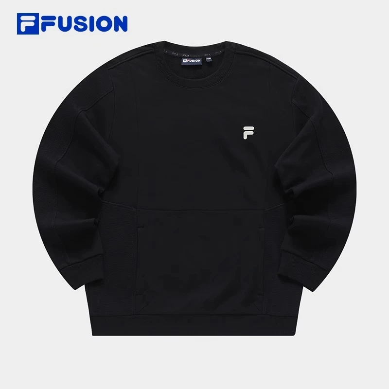 FILA FUSION斐乐男士套头衫春 款时尚纯棉休闲运动卫衣T11M341209