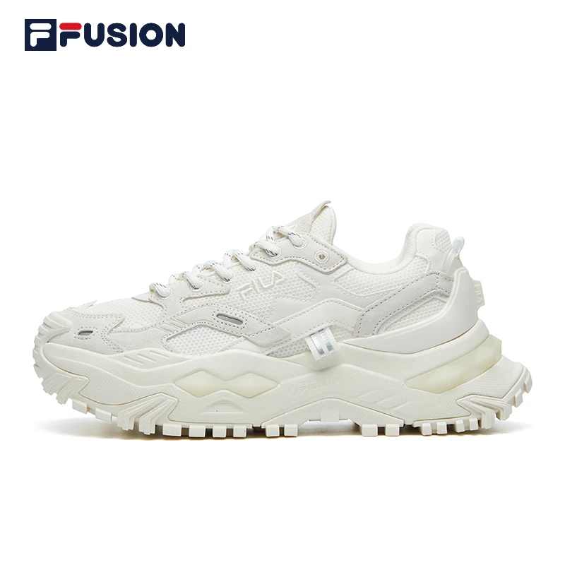 FILA FUSION斐乐春款硬糖女款欧阳娜娜百搭厚底老爹鞋T12W135211