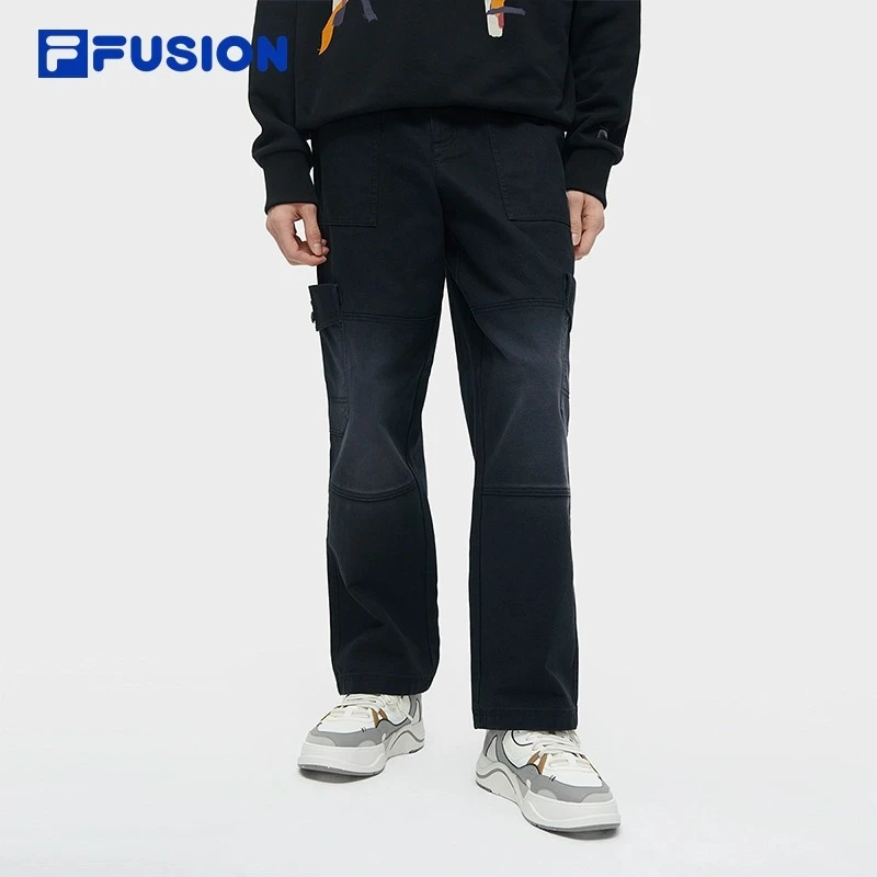 梭织长裤FILA FUSION斐乐潮牌年款卫裤运动裤 T11M413801F