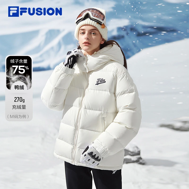 FILA FUSION 羽绒服潮流防风保暖休闲外套加厚秋冬百搭T11W342903
