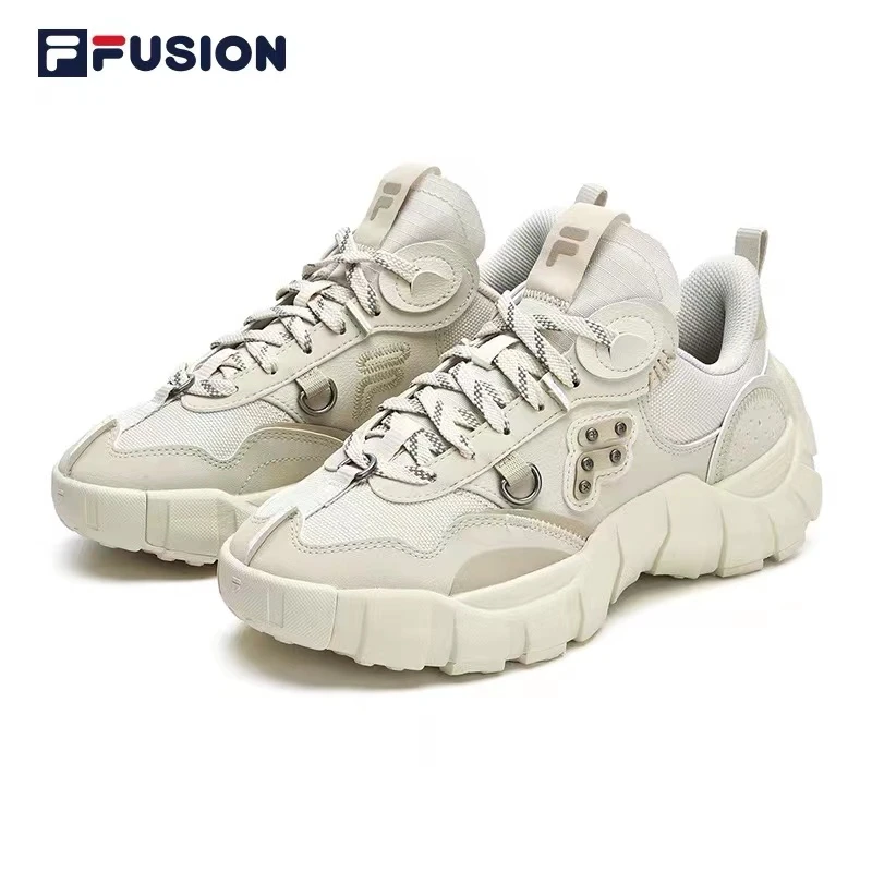 FILA FUSION斐乐脊骨鞋BONE男女同款休闲鞋2023春新款潮流老爹鞋