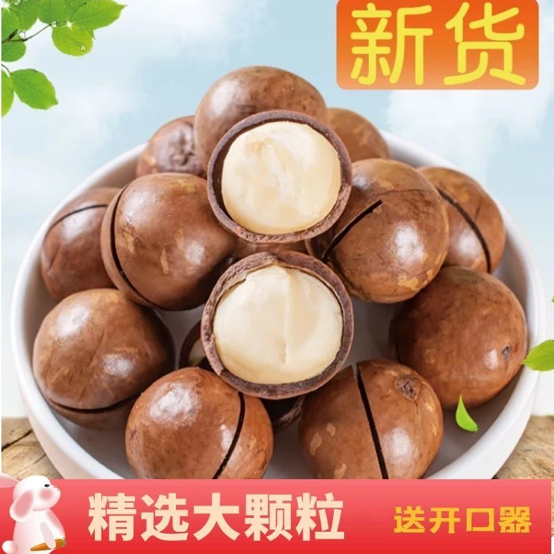 大颗粒夏威夷果奶油味500g/20g罐装坚果零食干果特产营养奶香美味