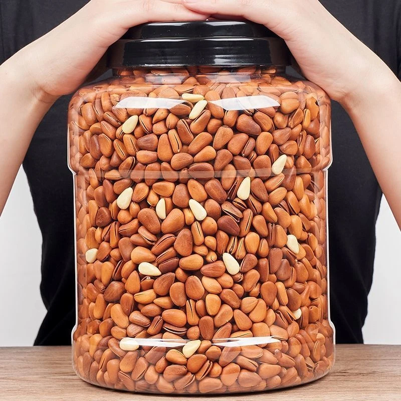 开口东北松子大颗粒罐装1000g/10g新鲜营养袋装好吃产品年货坚果