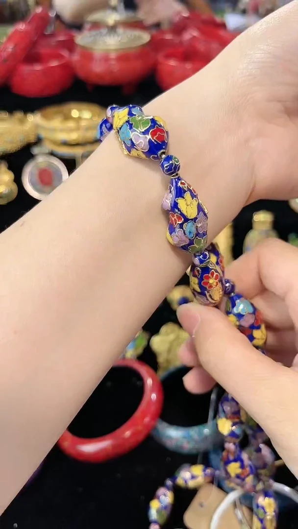 【闪购商品】景泰蓝手串兔子宝蓝色