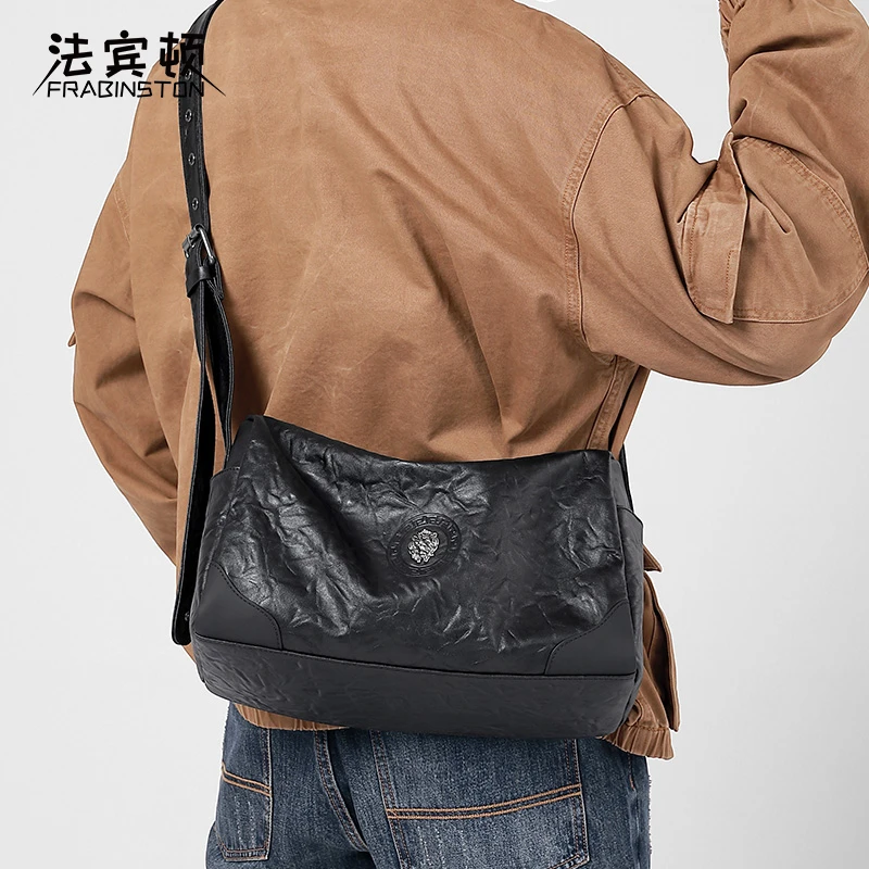 FRABINSTON/法宾顿大容量单肩斜挎包时尚休闲潮流百搭无性别背包