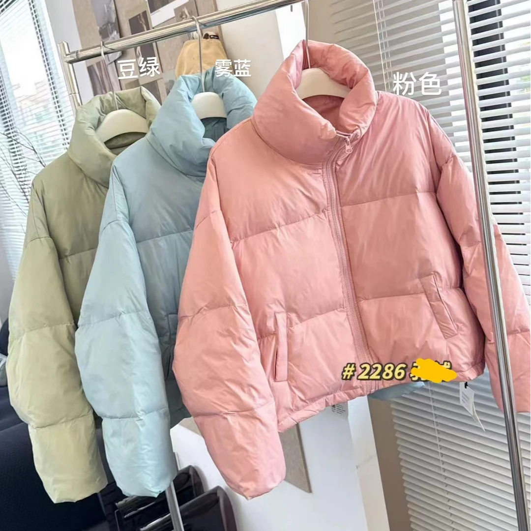3058号2286#秋冬韩系宽松拉链填充休闲外套