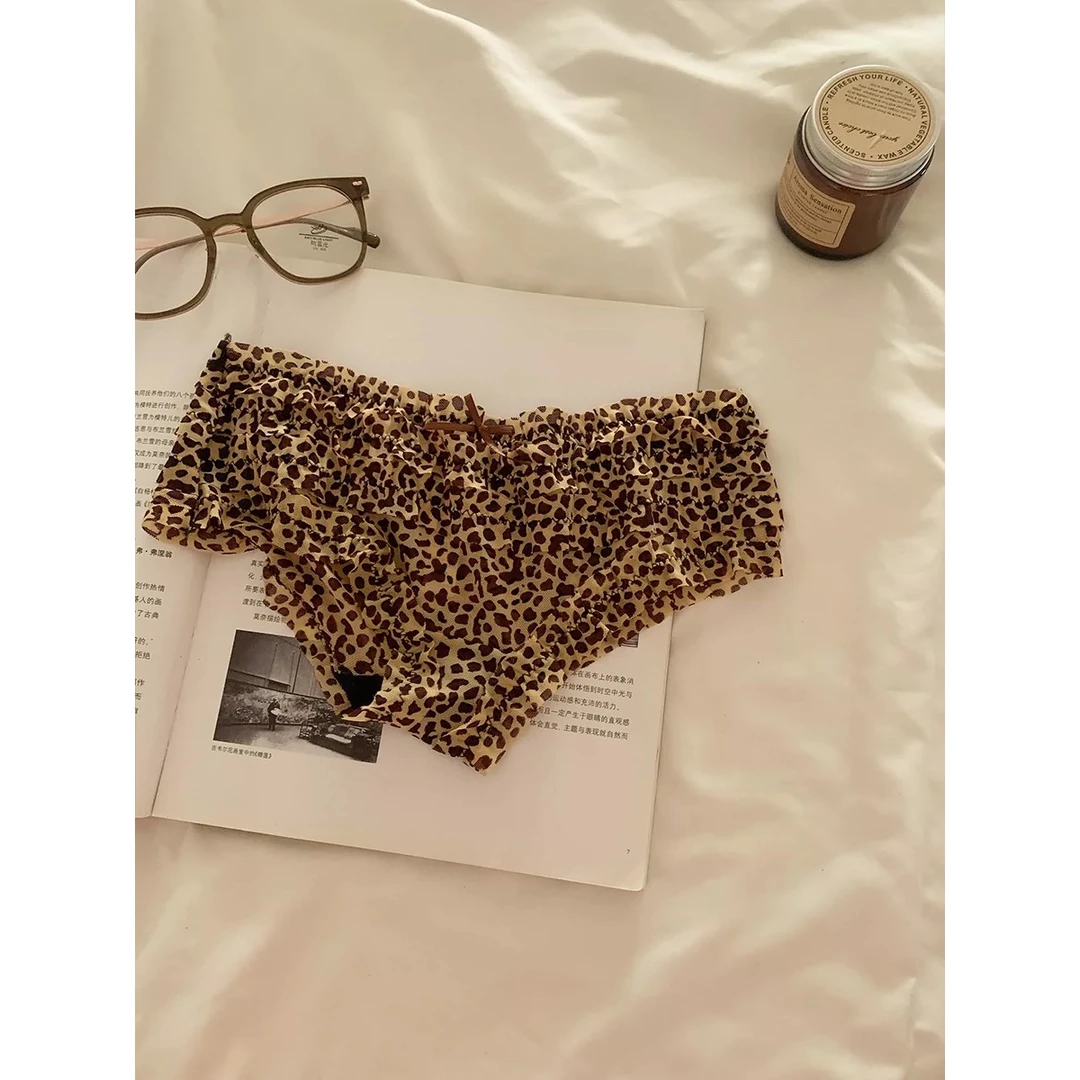 2024新款甜美网纱薄款内裤女可爱小蝴蝶结女士三角裤