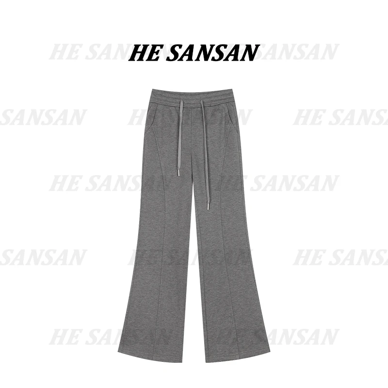 【SANSAN】高腰休闲百搭简约极简休闲裤DY-1795