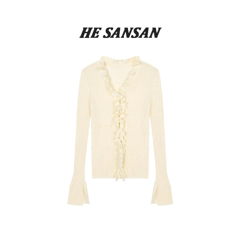 【SANSAN】气质百搭休闲长袖时尚开衫外套DY-00019