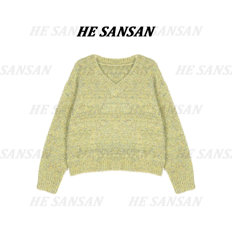 【SANSAN】百搭套头气质轻奢时尚慵懒上衣DY-4036