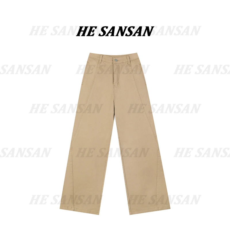 【SANSAN】高腰休闲百搭时尚百搭直筒简约牛仔裤DY-3940