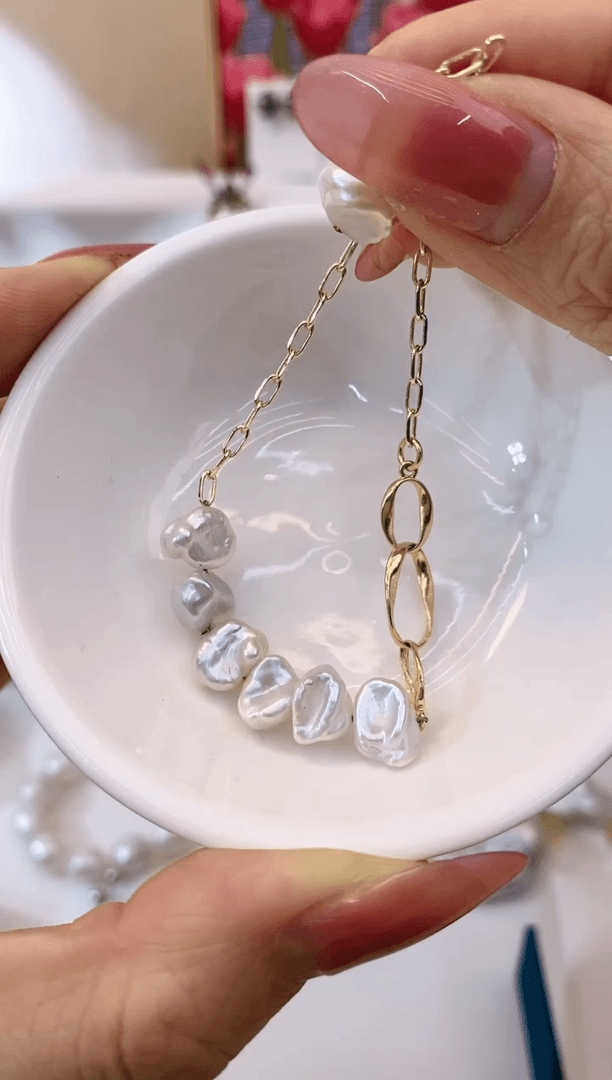 【闪购商品】淡水珍珠手链未镶嵌定制 淡水珍珠  手链
