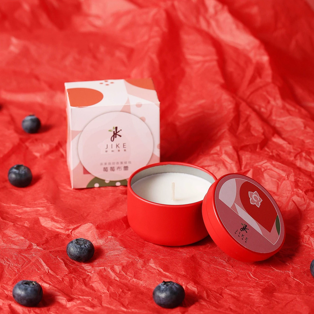果茶味夏日限定便携式香薰蜡烛 家用卧室扩香持久留香 高级随手礼
